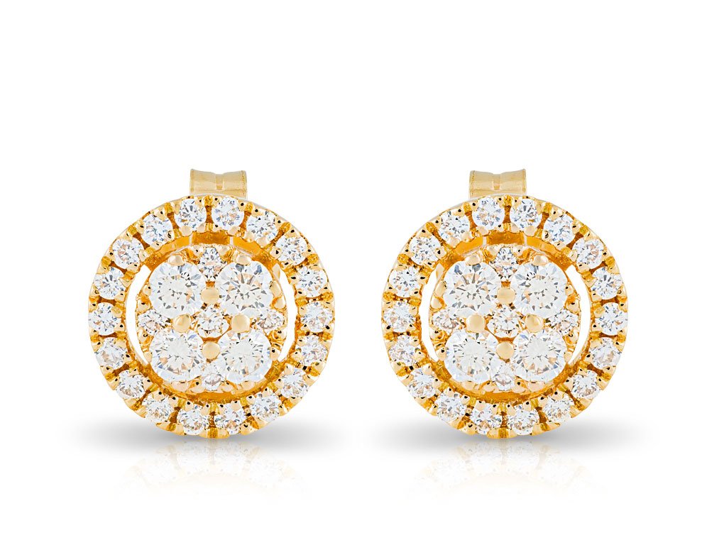 Circular Diamond Earrings (1)