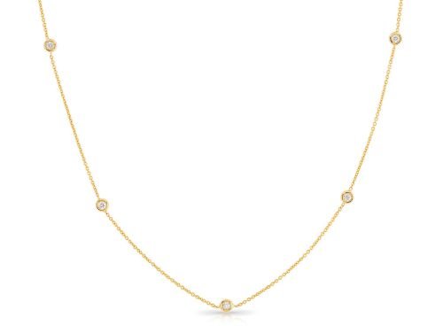 Diamond Droplet Necklace (1)