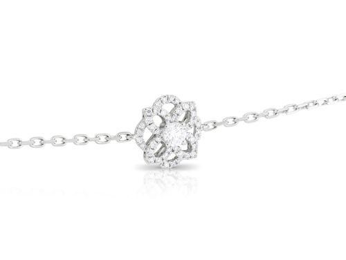 Diamond Floral Bracelet (2)