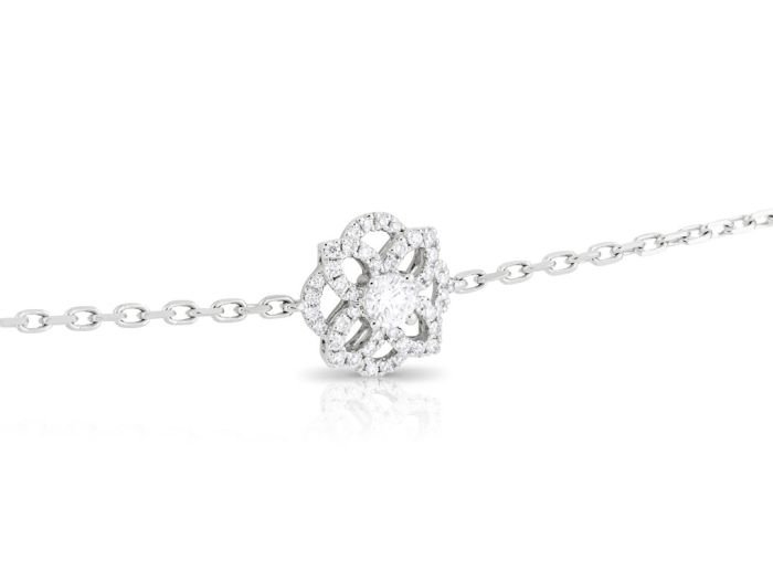 Diamond Floral Bracelet (2)