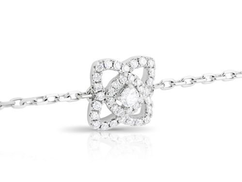 Diamond Floral Bracelet (2)