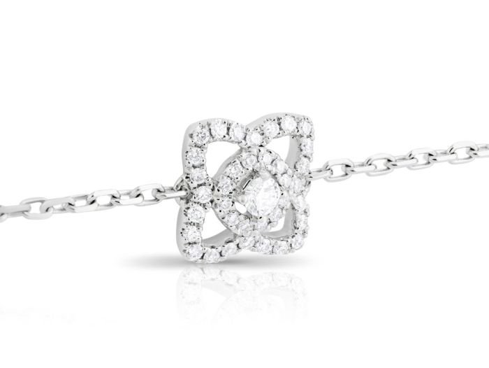 Diamond Floral Bracelet (2)