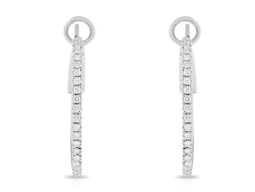 Diamond Hoop Earrings (1)