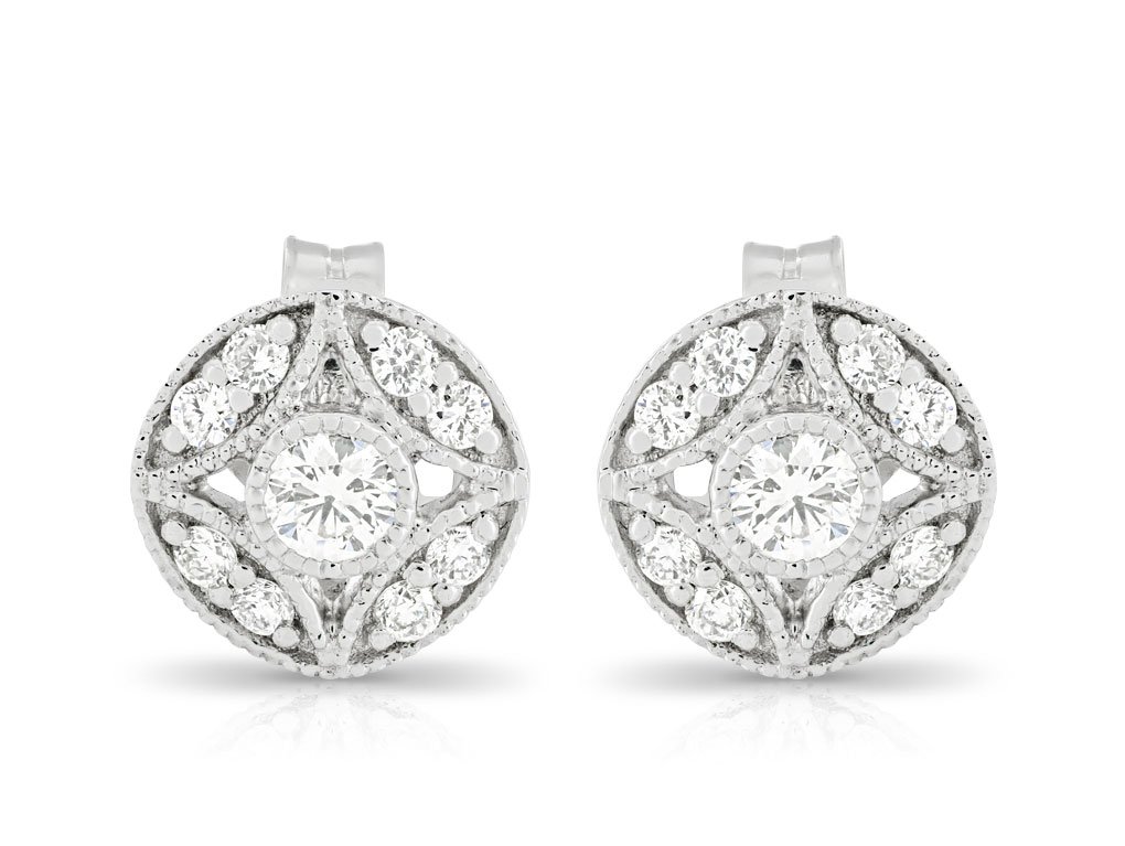 Diamond Stud Earrings (1)