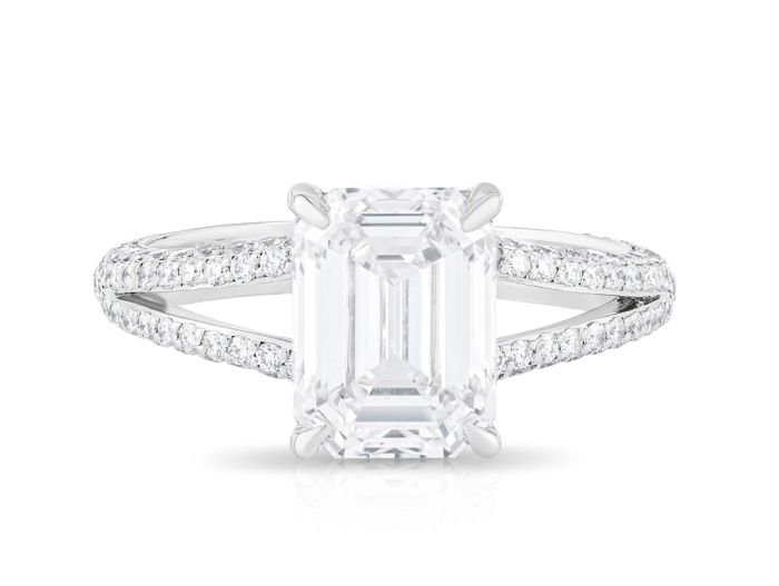 Emerald Cut Diamond Ring