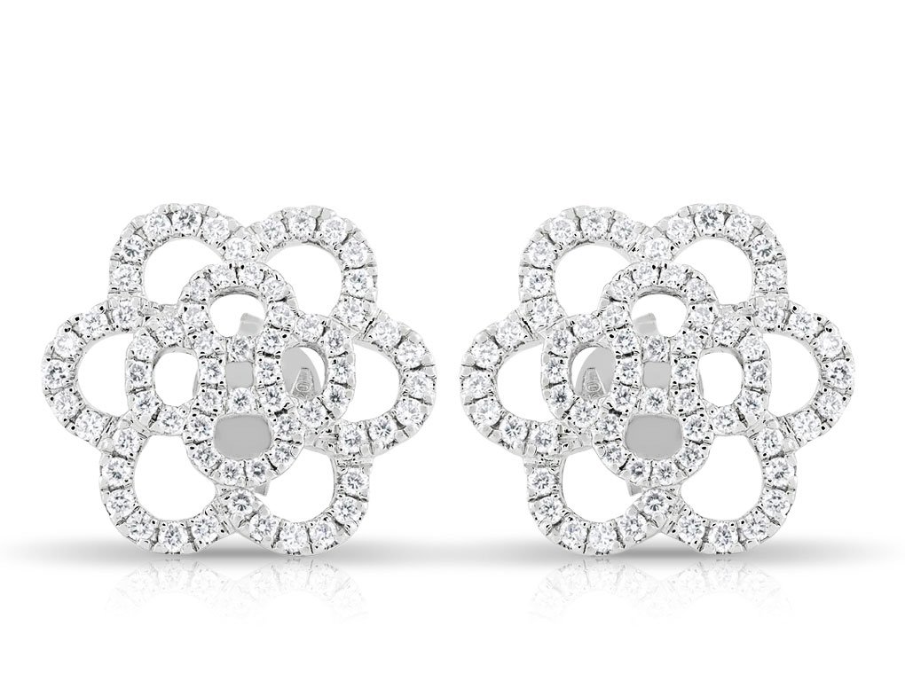 Floral Diamond Earrings (1)