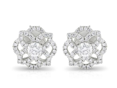 Floral Diamond Earrings (1)