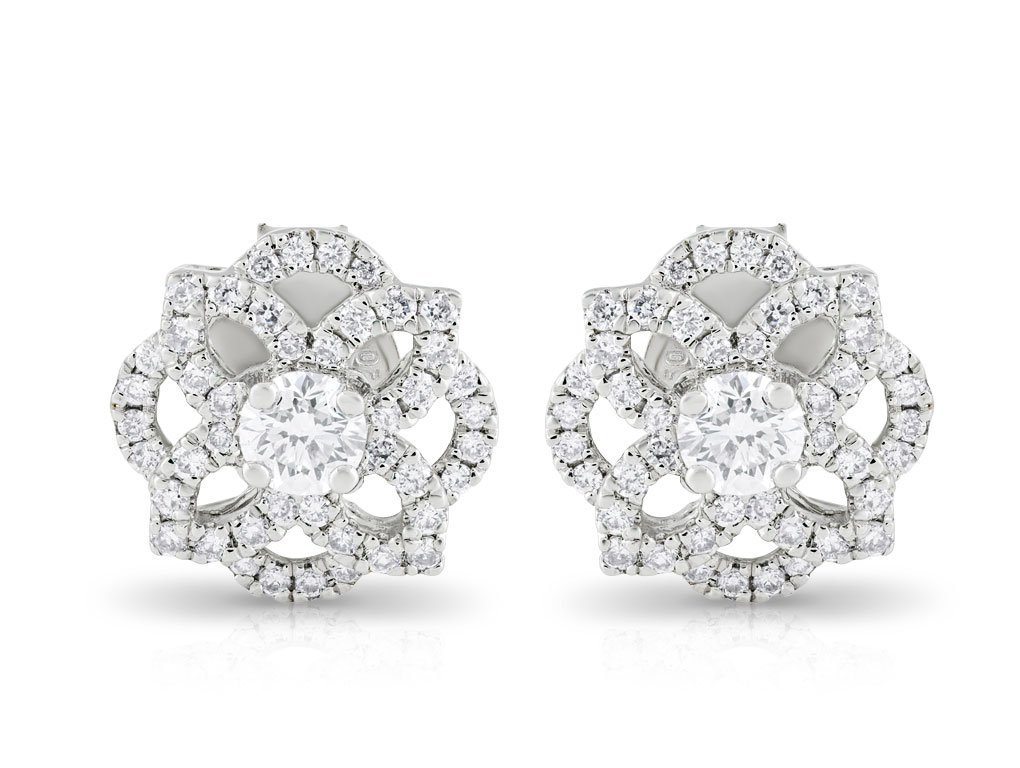 Floral Diamond Earrings (1)