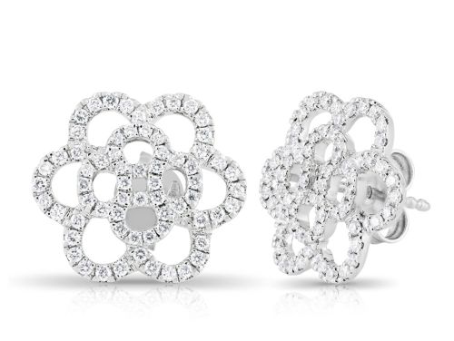 Floral Diamond Earrings (2)