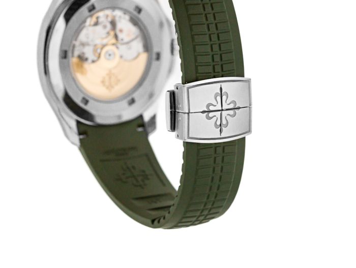 Patek Philippe Aquanaut 5168G "Jumbo" Khaki Green Dial Watch - Image 3
