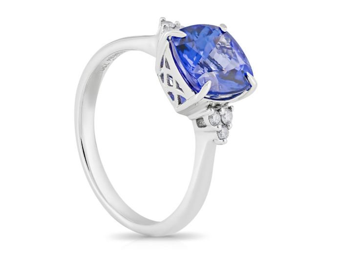 Tanzanite & Diamond Ring - Image 2