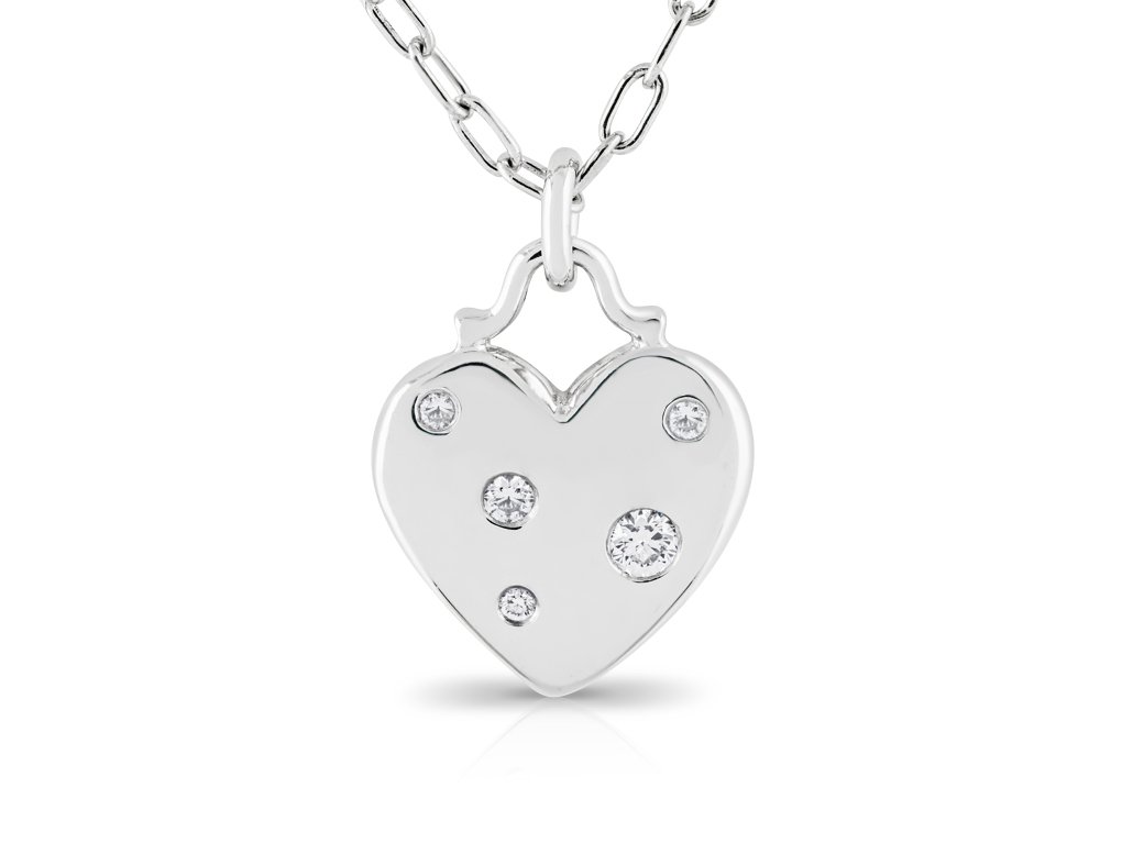Tiffany & Co Diamond Etoile Heart Necklace