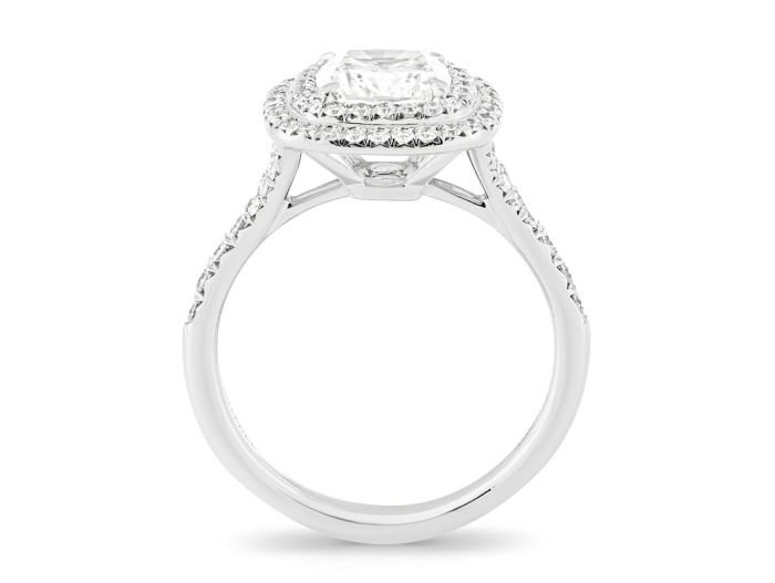 Tiffany Soleste Cushion-cut Double Halo Ring - Image 3