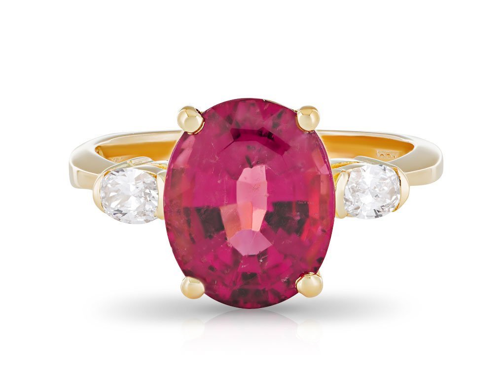 Tourmaline & Diamond Ring (1)