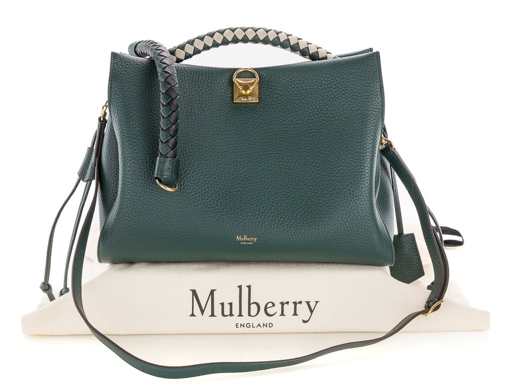 Mulberry(マルベリー) MEDIUM IRIS TOTE BAG [正規品/関税込] Pre Owned Mulberry Medium Iris Tote Bag - Shop Prestige