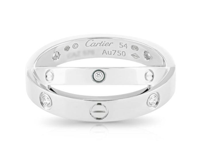 Cartier Double Diamond Love Ring (5)