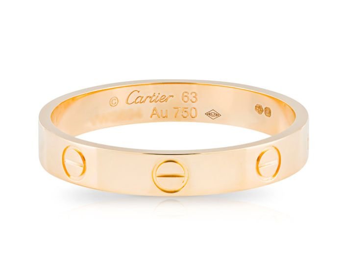 Cartier Love Small Ring 63 Yellow Gold