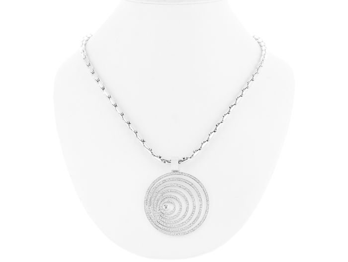 Diamond Spiral Necklace (3)