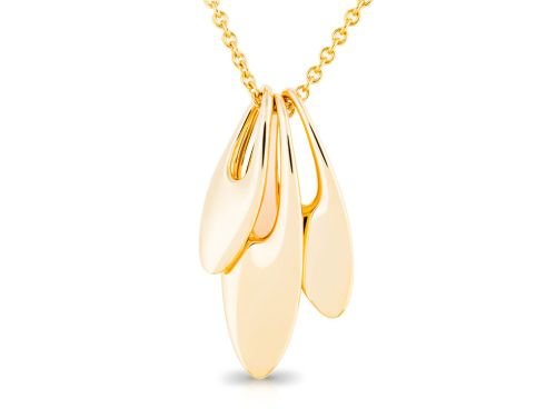 Georg Jensen Yellow Gold Necklace