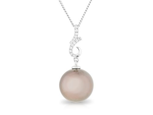 Pearl & Diamond Necklace (1)