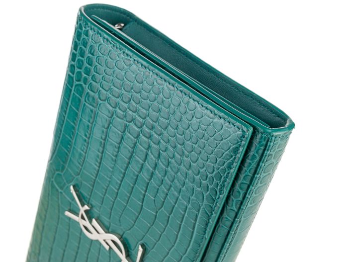 Yves Saint Laurent Kate Croc Embossed Bag - Image 2