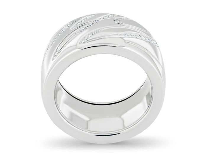 Chopard Revolving Chopardissimo Diamond Signature Band Ring