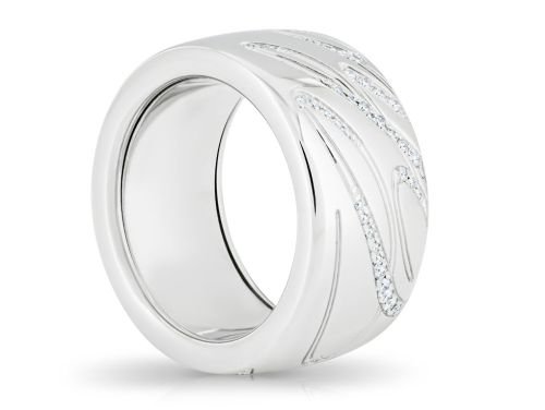 Chopard Revolving Chopardissimo Diamond Signature Band Ring