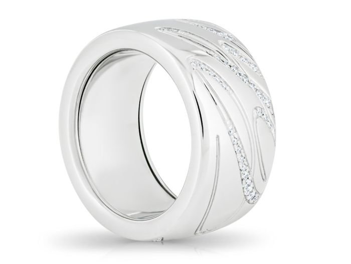 Chopard Revolving Chopardissimo Diamond Signature Band Ring