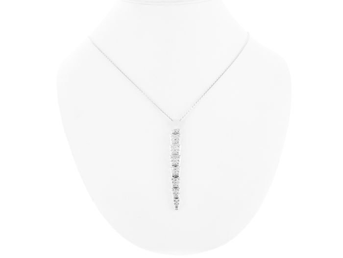 Fancy Diamond Pendant on Chain - Image 3