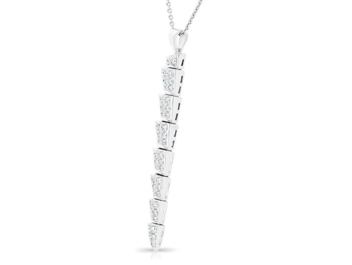 Fancy Diamond Pendant on Chain - Image 2