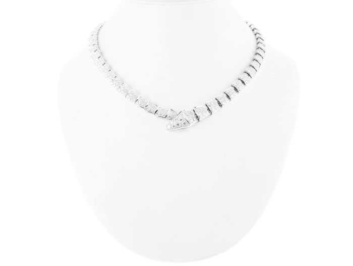 Diamond Snake Necklace 12.38 ct - Image 3