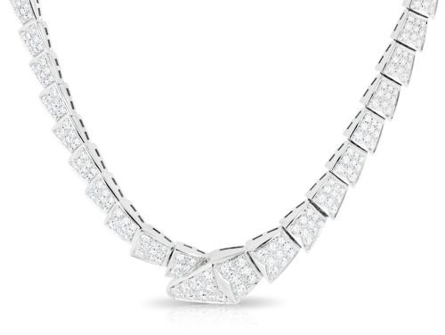 Diamond Snake Necklace