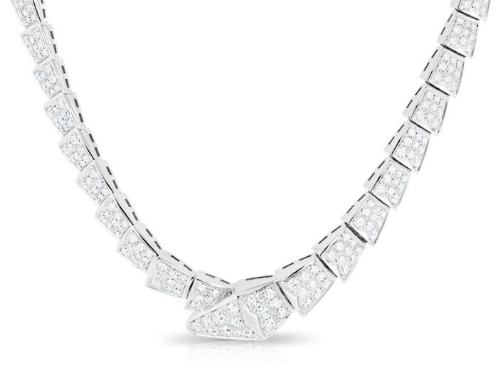 Diamond Snake Necklace