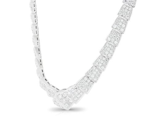 Diamond Snake Necklace
