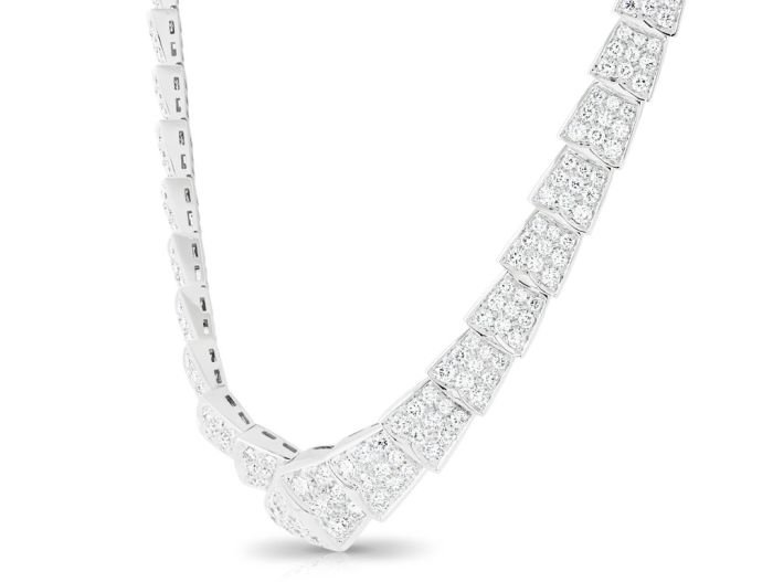 Diamond Snake Necklace