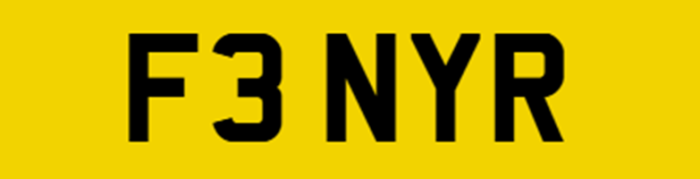 Cherished Plate - F3 NYR
