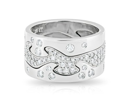 Georg Jensen Diamond Fusion 18ct White Gold Ring
