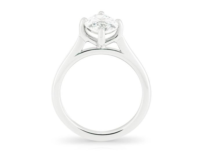 Laboratory Grown Marquise 2.20 ct Platinum Diamond Ring - Image 3