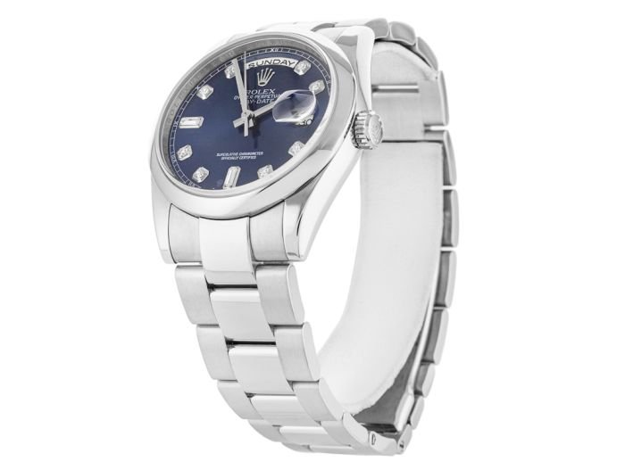 Rolex Day-Date 36mm 18ct white Gold Watch - Image 2