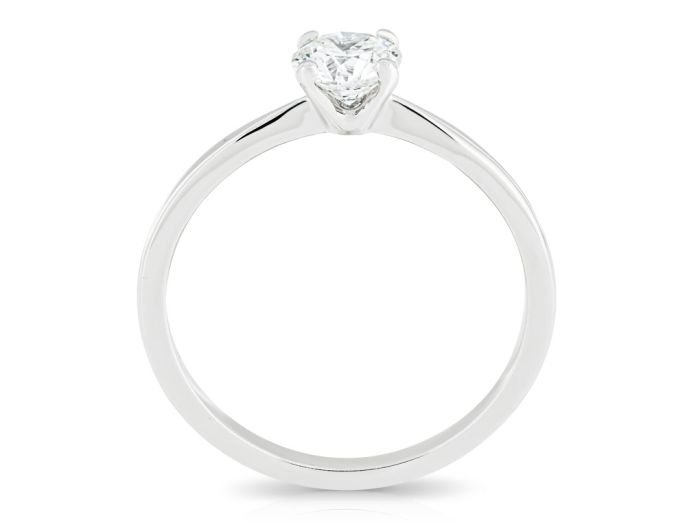 Diamond Solitaire 0.70ct 18ct White Gold Ring - Image 3