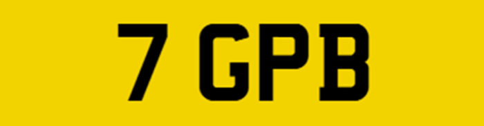 Cherished Plate – 7 GPB