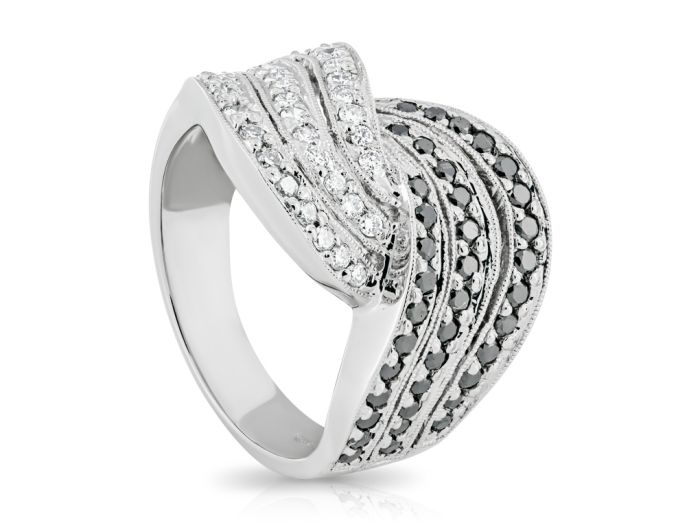 Black & White Diamond Ring - Image 2