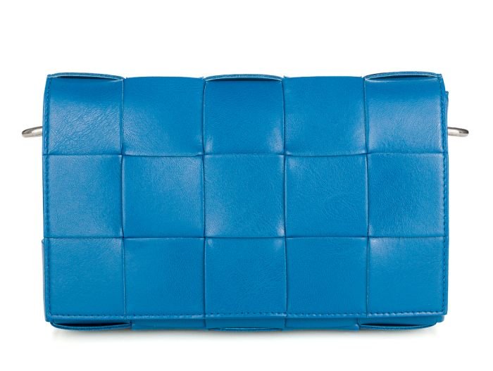 Bottega Veneta Blue Leather Bag (2)