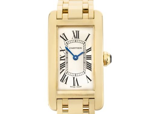 Cartier Tank Américaine Yellow Gold Watch