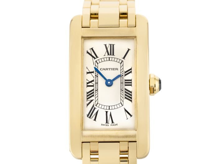 Cartier Tank Américaine Yellow Gold Watch