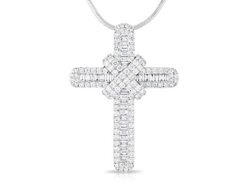 Diamond Cross 1.96ct Necklace (1)