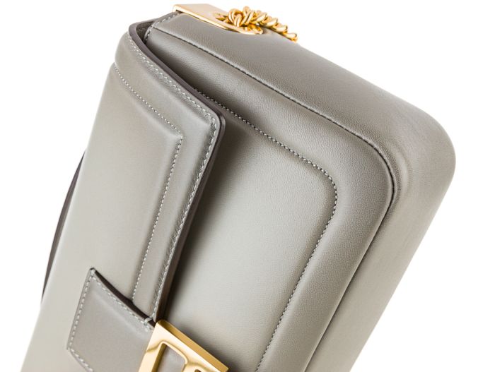 Fendi Ombre Grey Baguette Leather Bag - Image 4