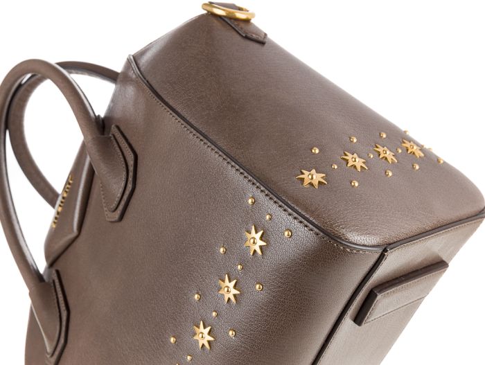 Givenchy Brown Small Leather Star Antigona Bag - Image 5