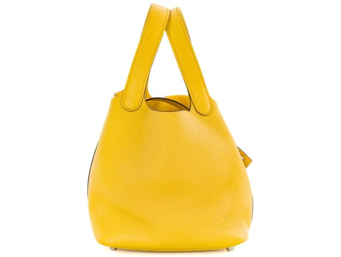 Hermès Picotin 18 Sun Clemence Bag (2)