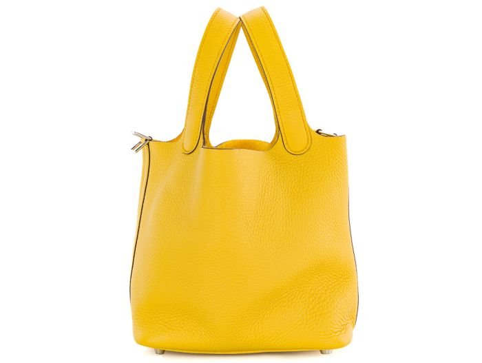 Hermes Picotin 18 Sun Clemence Bag - Image 3